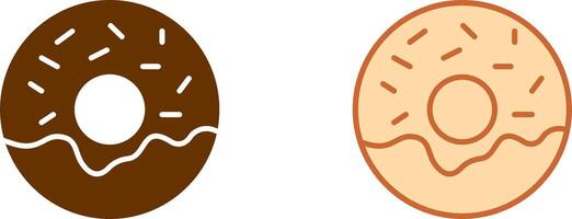 diseño de icono de donut vector