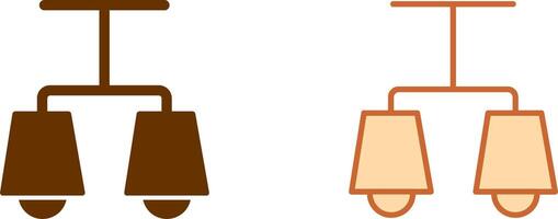 Lit Lamp Icon vector