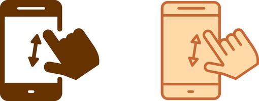 Swipe Icon Design vector