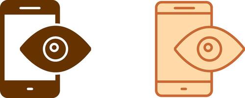 Vision Icon Design vector