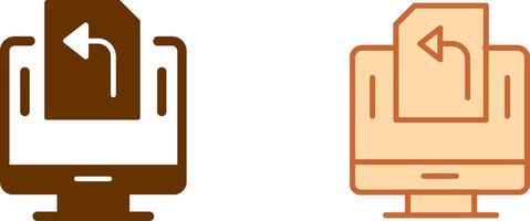 Left Icon Design vector