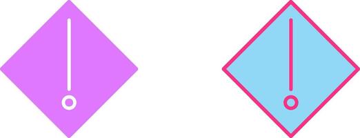 Warning Icon Design vector