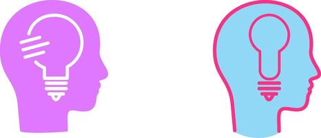 Thinking Icon Design vector