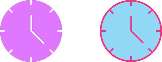 Clock Icon Design vector