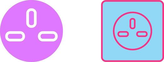 Socket Icon Design vector