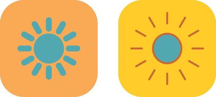 Sun Icon Design vector