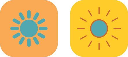 Sun Icon Design vector