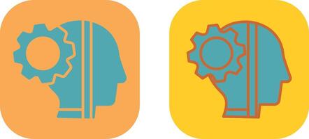 Cyborg Icon Design vector
