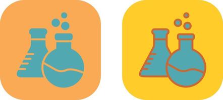 Flask Icon Design vector