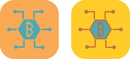 Bitcoin Icon Design vector