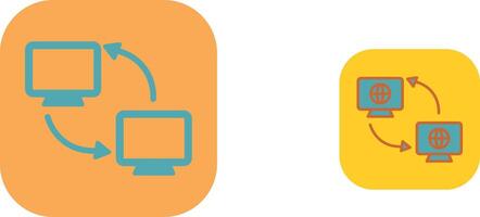 Synchronization Icon Design vector