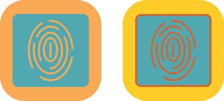 Fingerprint Icon Design vector
