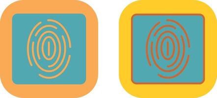 Fingerprint Icon Design vector