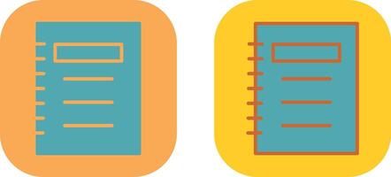 Notepad Icon Design vector