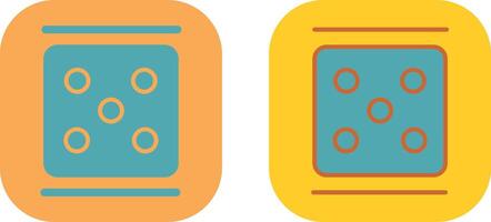 Dice Icon Design vector
