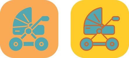 Stroller Icon Design vector