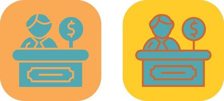 Cashier Icon Design vector