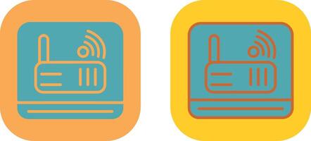 Modem Icon Design vector