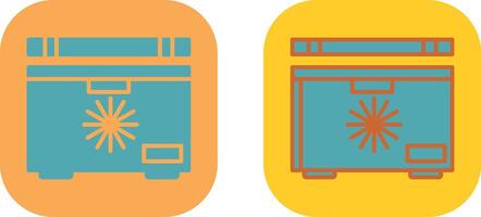 Freezer Icon Design vector