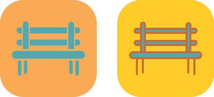 Bench Icon Design vector