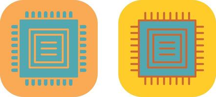 CPU Icon Design vector