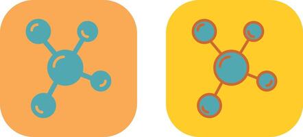 Molecule Icon Design vector