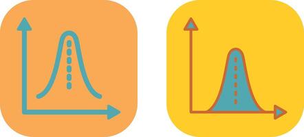 Histogram Icon Design vector