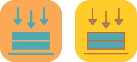 Press Icon Design vector