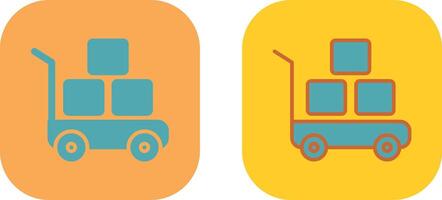 Pushcart Icon Design vector