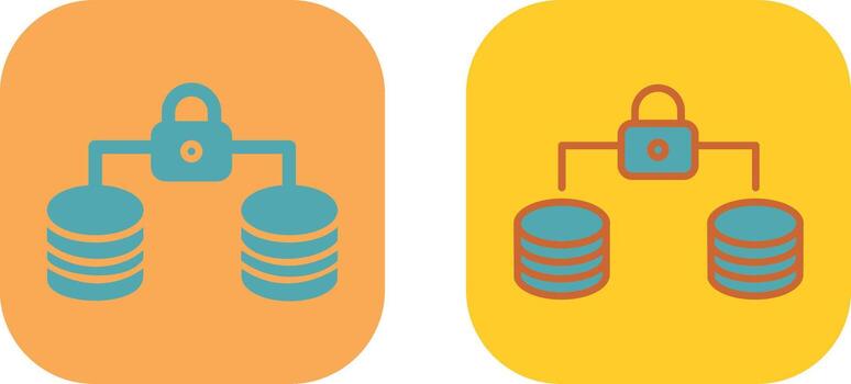 diseño de icono de cifrado vector