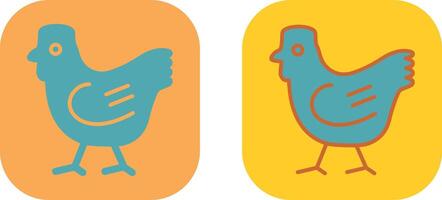 aves de corral icono diseño vector