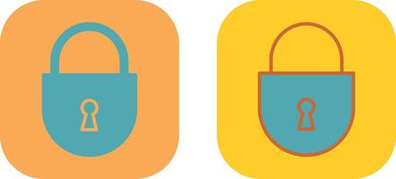 Padlock Icon Design vector