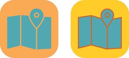 Map Icon Design vector