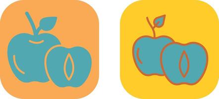 Apricot Icon Design vector