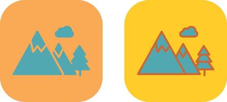 Mountain Icon Design vector