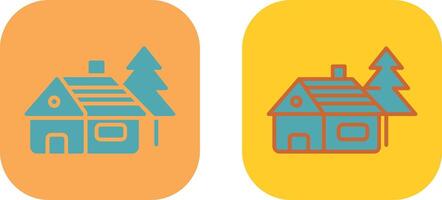 Cabin Icon Design vector