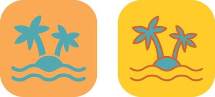 Island Icon Design vector