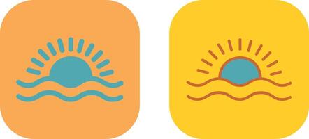 Sunrise Icon Design vector