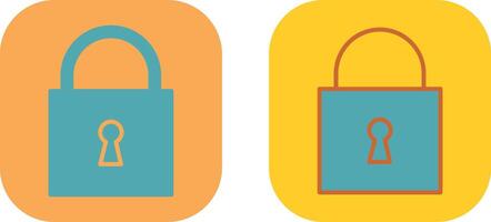 Padlock Icon Design vector