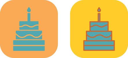 Cake Icon Design vector