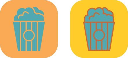 Popcorn Icon Design vector