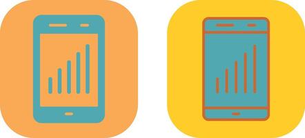 Cell Signal Icon Design vector