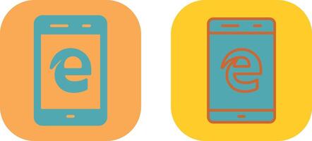 Edge Icon Design vector