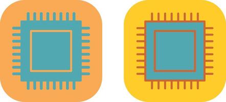 CPU Icon Design vector