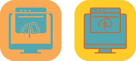Upload Icon Design vector