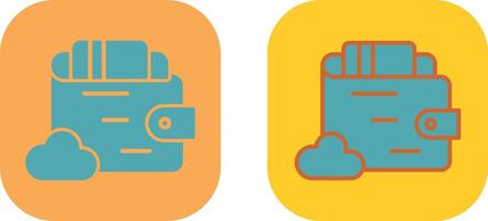 Wallet Icon Design vector