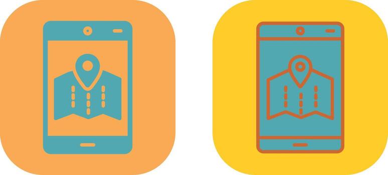 Map Icon Design vector