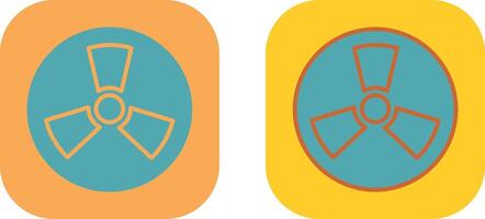 Radiation Icon Design vector