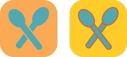 Spoons Icon Design vector