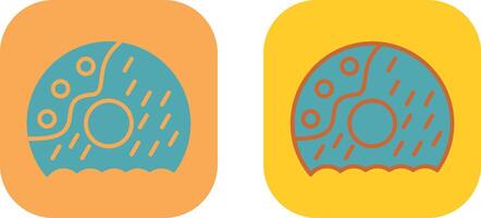 Doughnut Icon Design vector